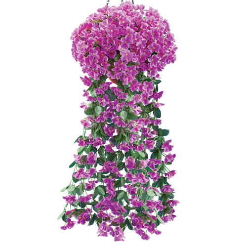 Primrue Artificial Floral Hanging Bushes & Reviews Wayfair